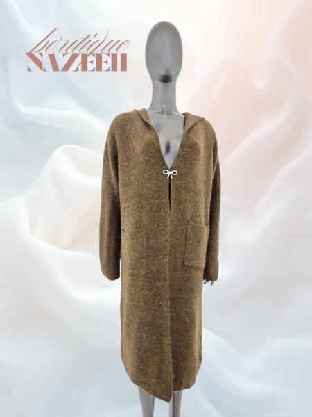 جكيت طويل مع طاقية